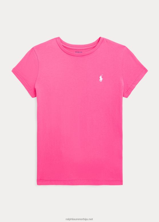 клинци Ralph Lauren мајица од памучног дреса V2V447230 пустињско розе