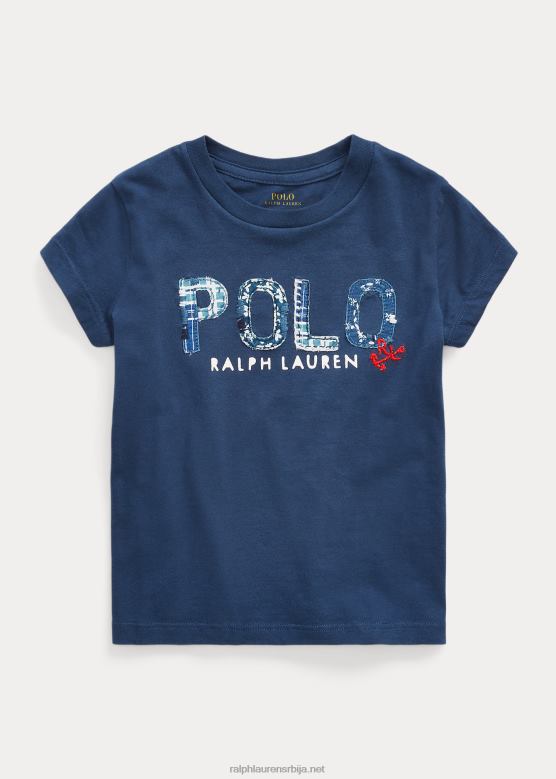 клинци Ralph Lauren мајица од памучног дреса са логотипом V2V447414 рустикална морнарица