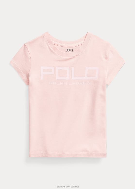 клинци Ralph Lauren мајица од памучног дреса са логотипом V2V447423 ружичасти песак