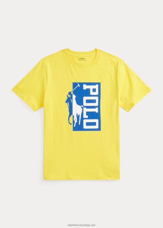 клинци Ralph Lauren Мајица од памучног дреса који мења боју V2V449823 згњечити лимун