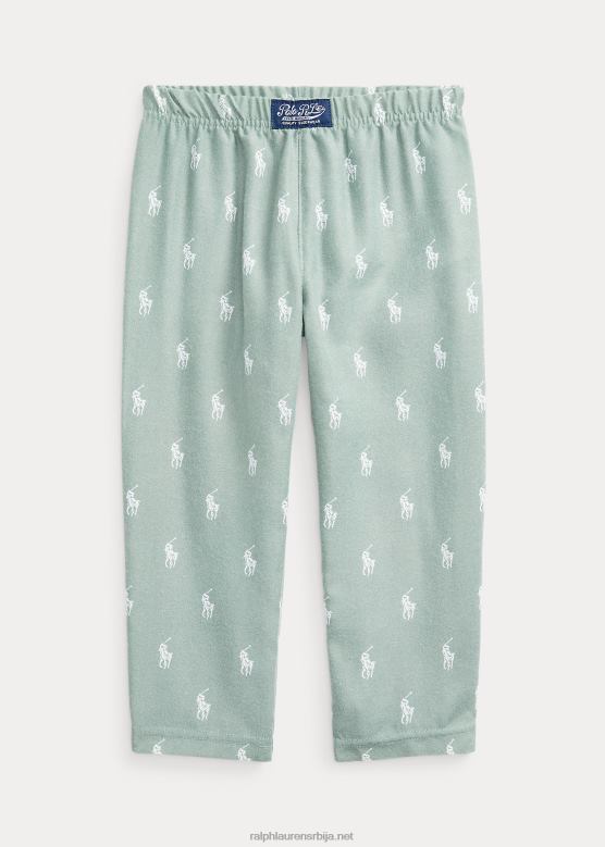 клинци Ralph Lauren поло пони панталоне за спавање од кепера V2V446393 избледела мента