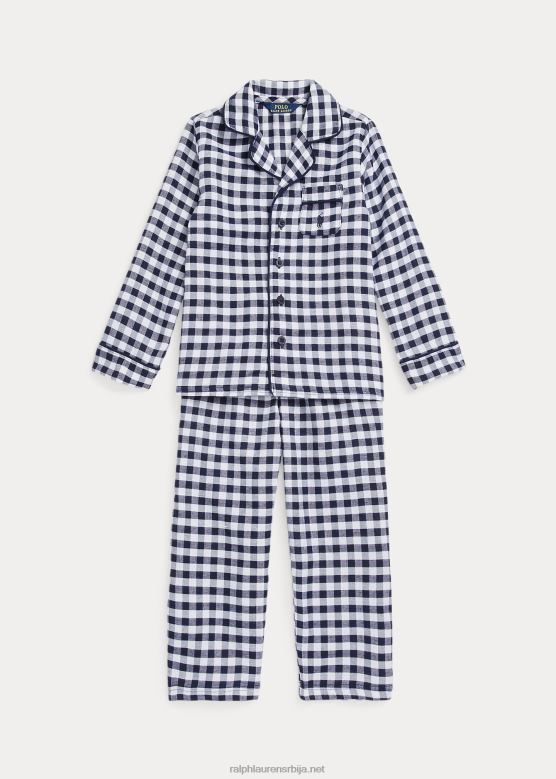 клинци Ralph Lauren сет за спавање од кепера V2V446395 бела/њупортска морнарица