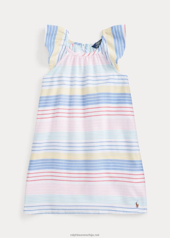 клинци Ralph Lauren пругаста спаваћица од кепера V2V447318 мулти