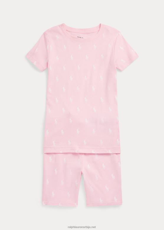 клинци Ralph Lauren поло пони ребрасти дрес сет за спавање V2V447322 кармел розе