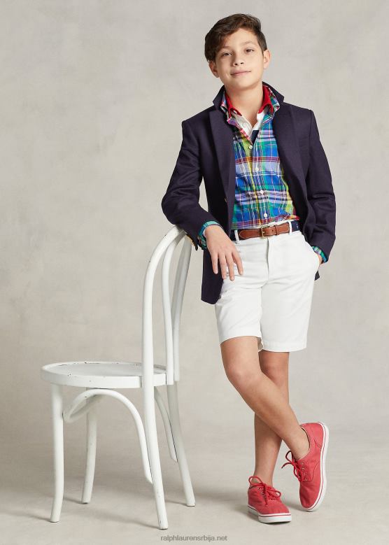 клинци Ralph Lauren легендарни блејзер од коже V2V445635 морнарица