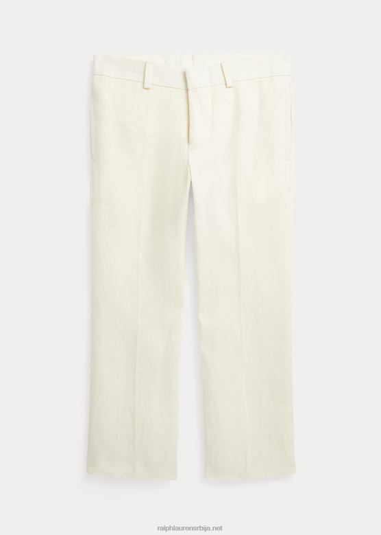 клинци Ralph Lauren панталоне од ланеног одела V2V445813 лагана крема