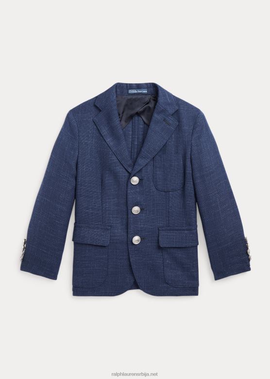 клинци Ralph Lauren поло блејзер од меког растегљивог кепера V2V445815 морнарица