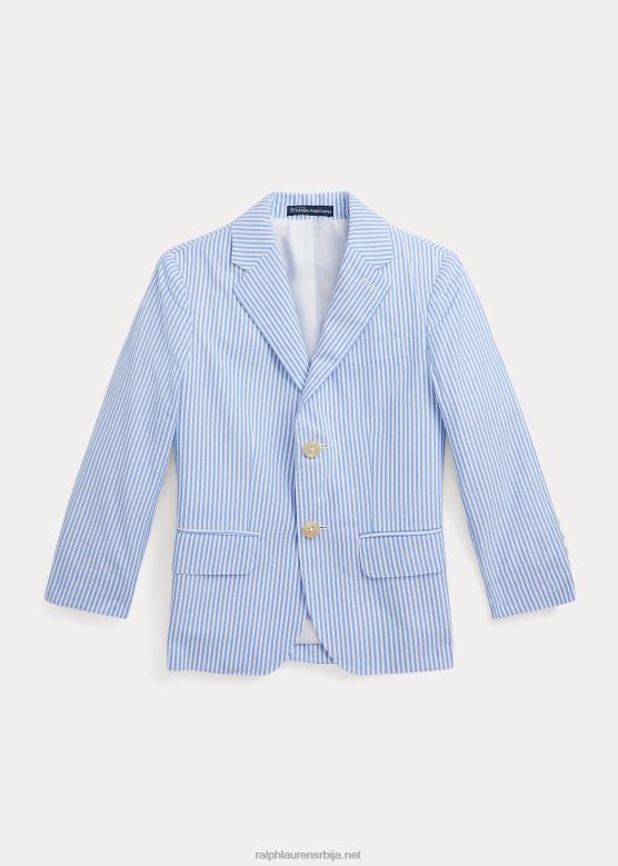 клинци Ralph Lauren поло сеерсуцкер јакна V2V445827 плаво бели