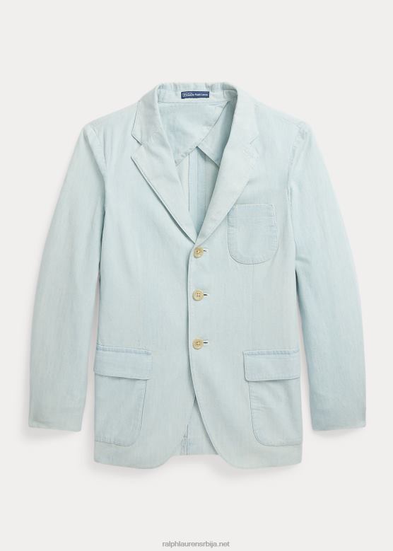 клинци Ralph Lauren памучни шамбре спортски капут V2V446187 цхамбраи