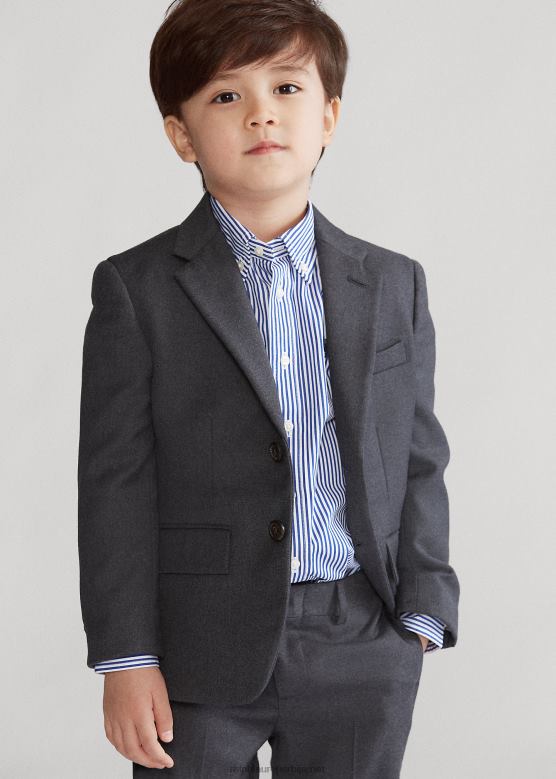 клинци Ralph Lauren поло лагано вунено одело V2V446446 сива