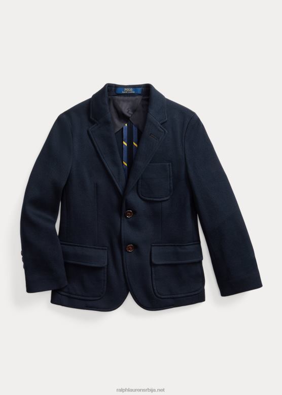 клинци Ralph Lauren плетени памучни спортски капут V2V449805 рл морнарица