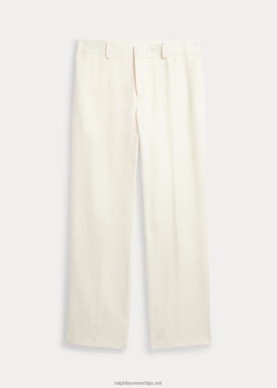 клинци Ralph Lauren панталоне од ланеног одела V2V449858 лагана крема