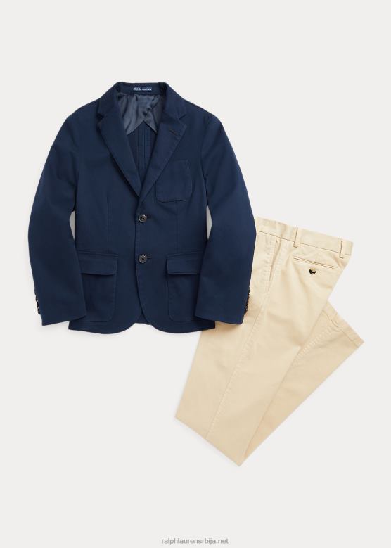 клинци Ralph Lauren растезљиве панталоне од цхино костима V2V449868 тан