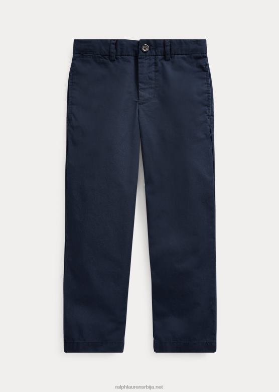клинци Ralph Lauren панталоне од кепера равног кроја V2V445760 невпорт морнарица