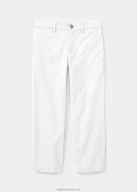 клинци Ralph Lauren панталоне од кепера равног кроја V2V445762 бео