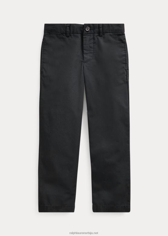 клинци Ralph Lauren панталоне од кепера равног кроја V2V445763 црн