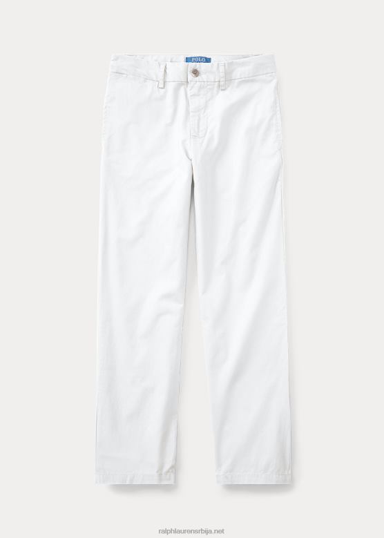 клинци Ralph Lauren панталоне од кепера равног кроја V2V445984 бео