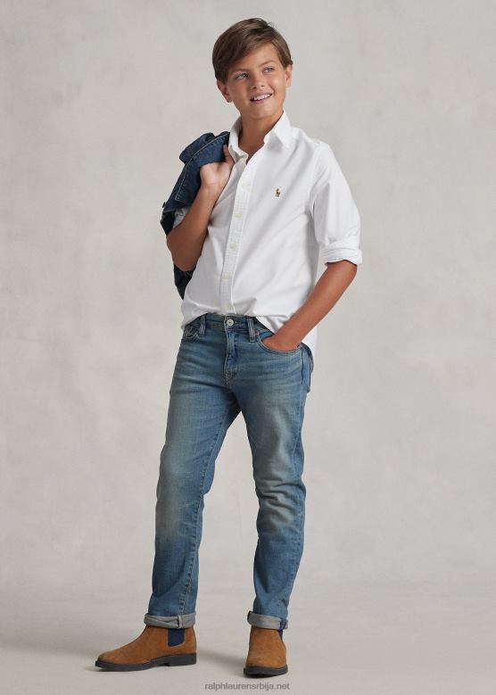 клинци Ralph Lauren Хамптон равне стреч фармерке V2V446069 мотт васх стретцх