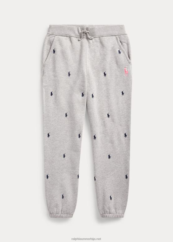 клинци Ralph Lauren панталоне од пони флиса V2V446299 и преко хеатхер/розе