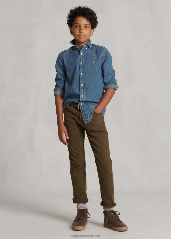 клинци Ralph Lauren Сулливан слим стреч фармерке V2V446693 цохен дарк лоден