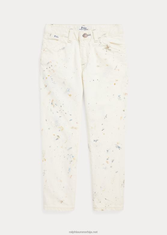клинци Ralph Lauren фарба-сплаттер дечко столар јеан V2V447460 весер васх