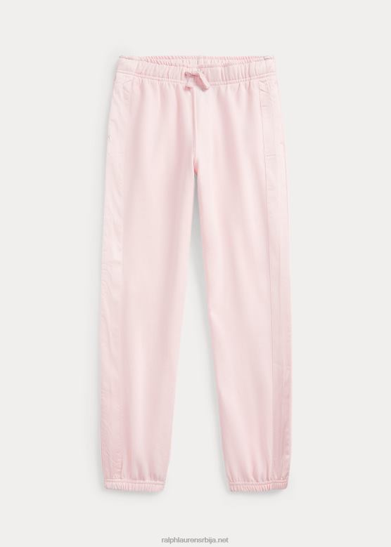 клинци Ralph Lauren пругасте панталоне од флиса V2V447607 багрем розе