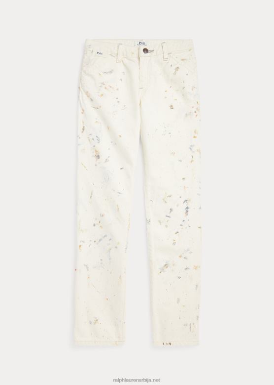 клинци Ralph Lauren фарба-сплаттер дечко столар јеан V2V447627 весер васх