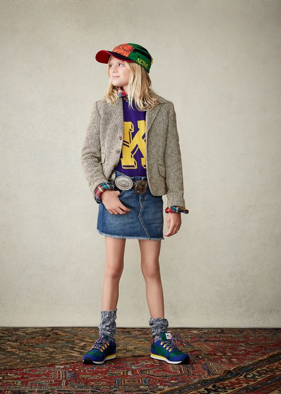 клинци Ralph Lauren излизана памучна тексас сукња V2V446727 прање бала