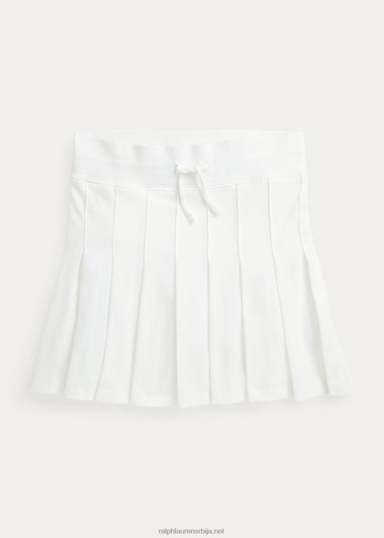 клинци Ralph Lauren плисирана мрежаста скорт V2V447065 палуба бела