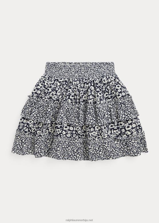 клинци Ralph Lauren цветна сукња од мешавине памука V2V447427 цхлое/цамилле цвјетни