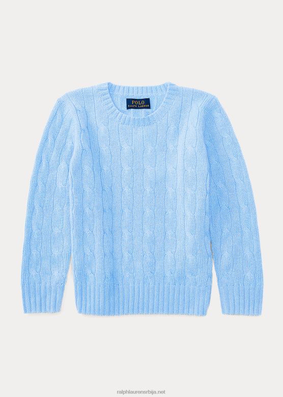 клинци Ralph Lauren култни џемпер од кашмира од плетеног кабла V2V445718 нев литцхфиелд блуе