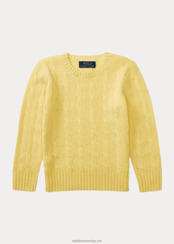 клинци Ralph Lauren култни џемпер од кашмира од плетеног кабла V2V445721 беекман иеллов