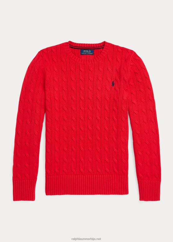 клинци Ralph Lauren памучни џемпер од кабловске везе V2V446548 рл 2000 ред
