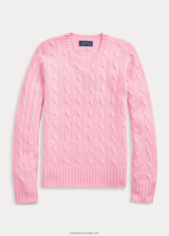 клинци Ralph Lauren плетени џемпер од кашмира V2V447192 кармел розе