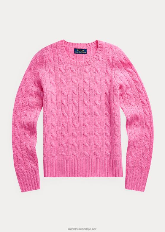 клинци Ralph Lauren плетени џемпер од кашмира V2V447200 хаммонд пинк