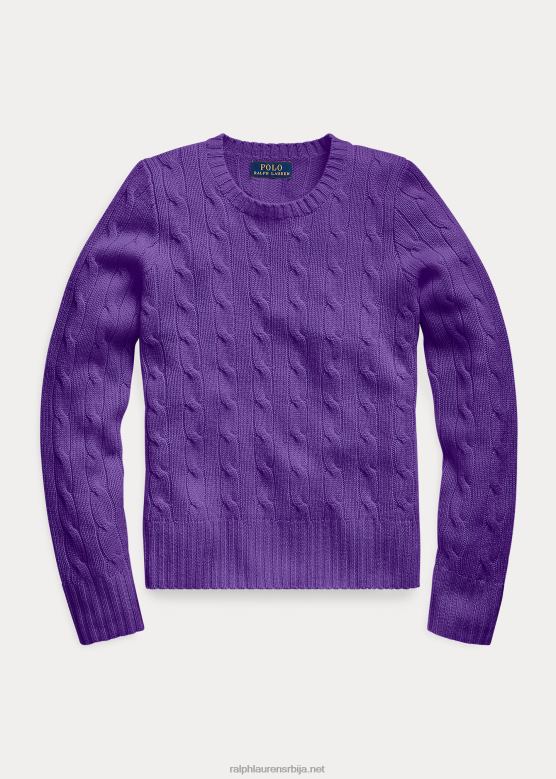 клинци Ralph Lauren плетени џемпер од кашмира V2V447202 краљевски јоргован