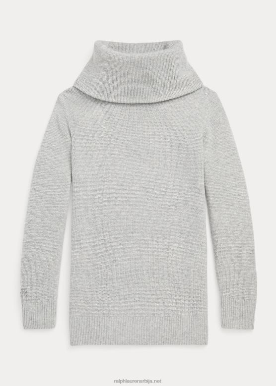 клинци Ralph Lauren џемпер тунике од вафла V2V447623 пролећни сиви врес