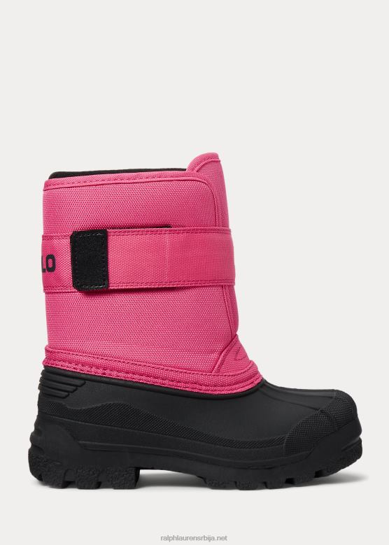 клинци Ralph Lauren еверлее чизме обложене флисом V2V447650 баја розе најлон црна