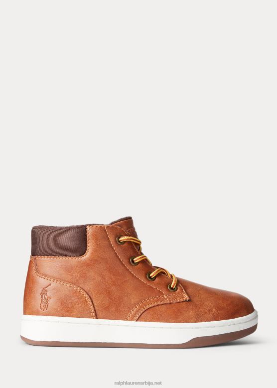 клинци Ralph Lauren патике за поло терен од вештачке коже V2V449893 препланули