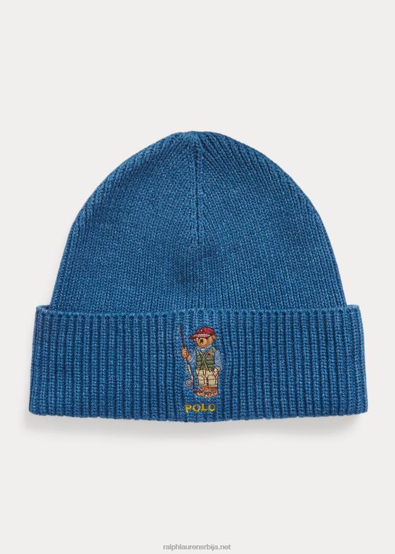 мушкарци Ralph Lauren поло беар памучна капа V2V442450 светло индиго