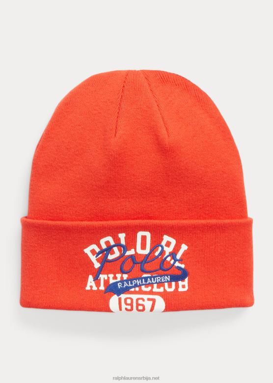 мушкарци Ralph Lauren слојевита памучна капа са логотипом V2V442468 суммит ред