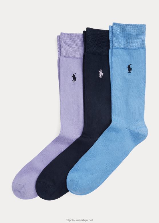 мушкарци Ralph Lauren чарапа за панталоне 3 ком V2V442330 љубичаста