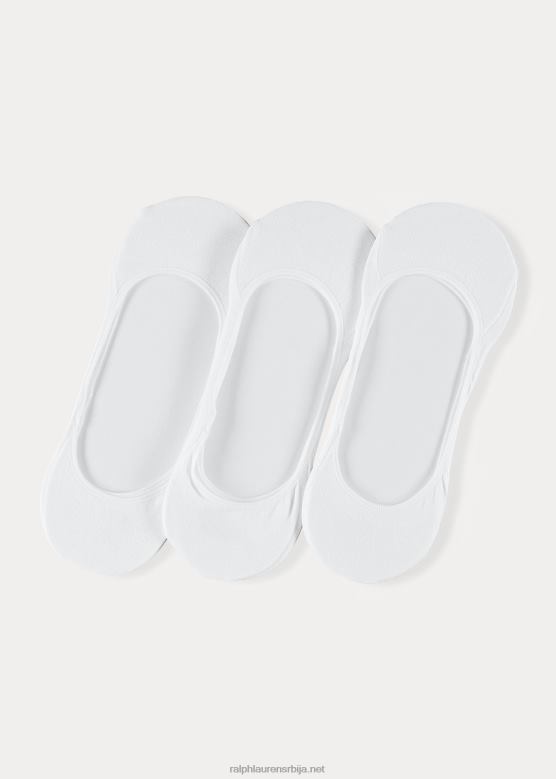 мушкарци Ralph Lauren но-схов чарапа 3-пак V2V448812 бео