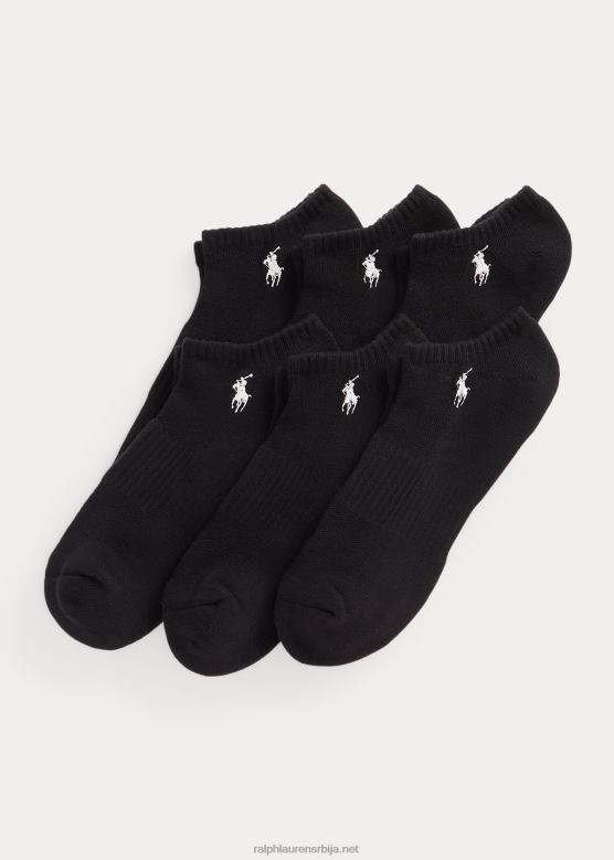 мушкарци Ralph Lauren чарапе од мешавине памука 6 ком V2V442544 црн