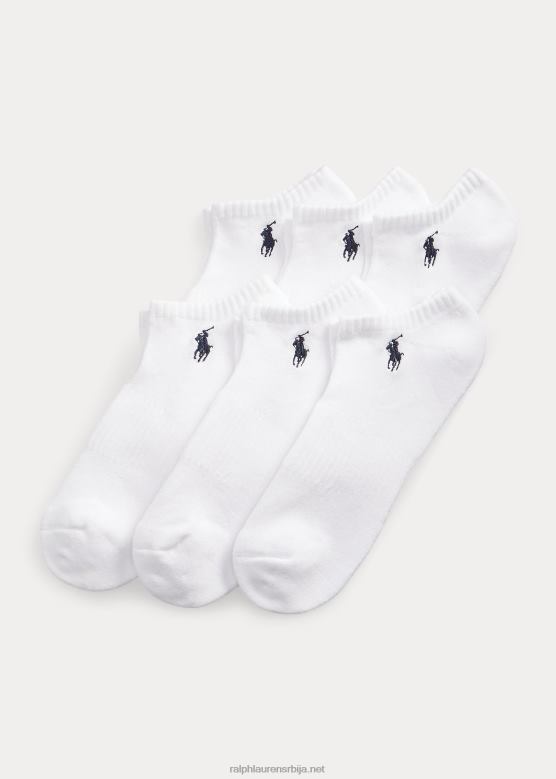 мушкарци Ralph Lauren чарапе од мешавине памука 6 ком V2V442545 бео