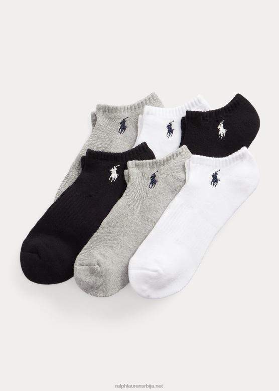 мушкарци Ralph Lauren чарапе од мешавине памука 6 ком V2V442546 сива сортирана