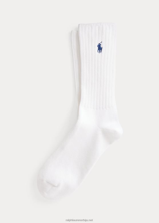 мушкарци Ralph Lauren чарапе од мешавине памука V2V441891 бео