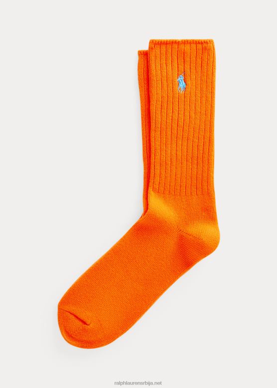 мушкарци Ralph Lauren чарапе од мешавине памука V2V442603 дубоко наранџаста