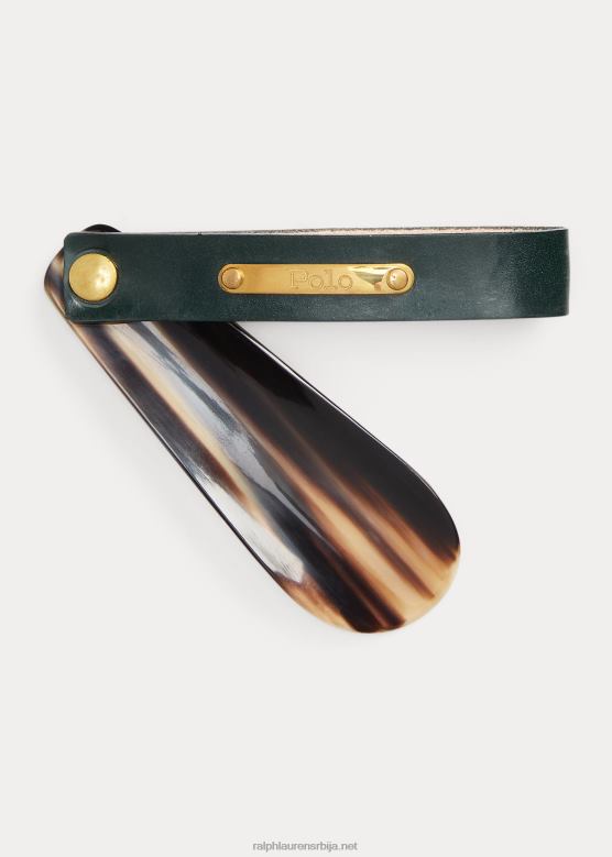 мушкарци Ralph Lauren узда кожна ципела V2V442345 британски тркачки зелени