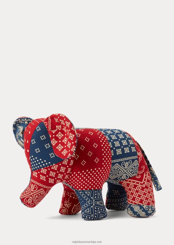 мушкарци Ralph Lauren ограничено издање "ррл-слон" V2V448841 индиго / крем / ћуреће црвено